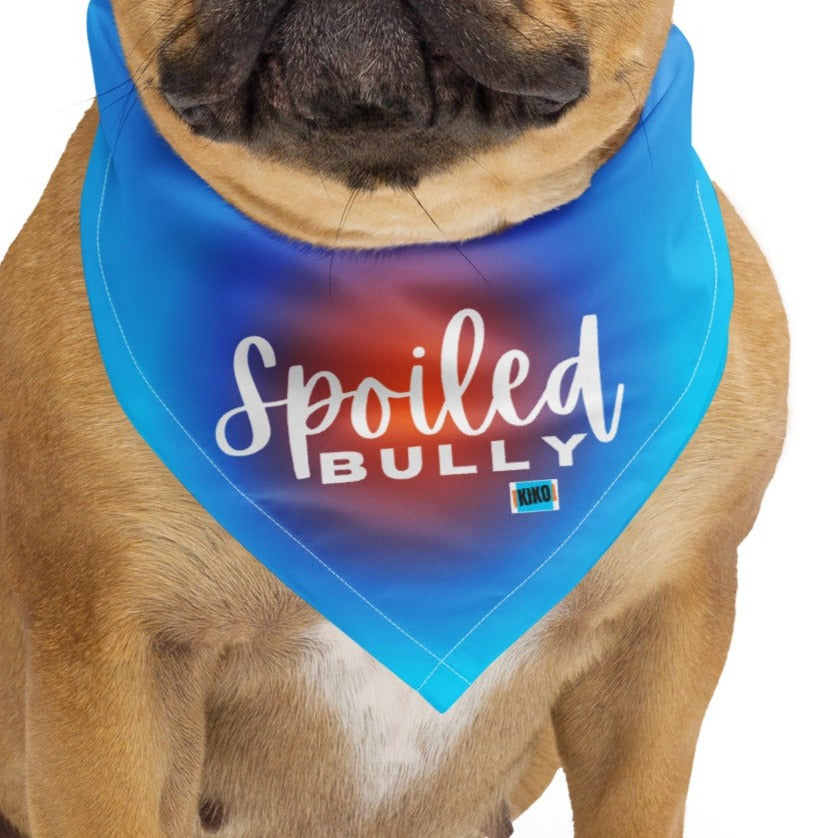 turquoise spoiled bully bandana