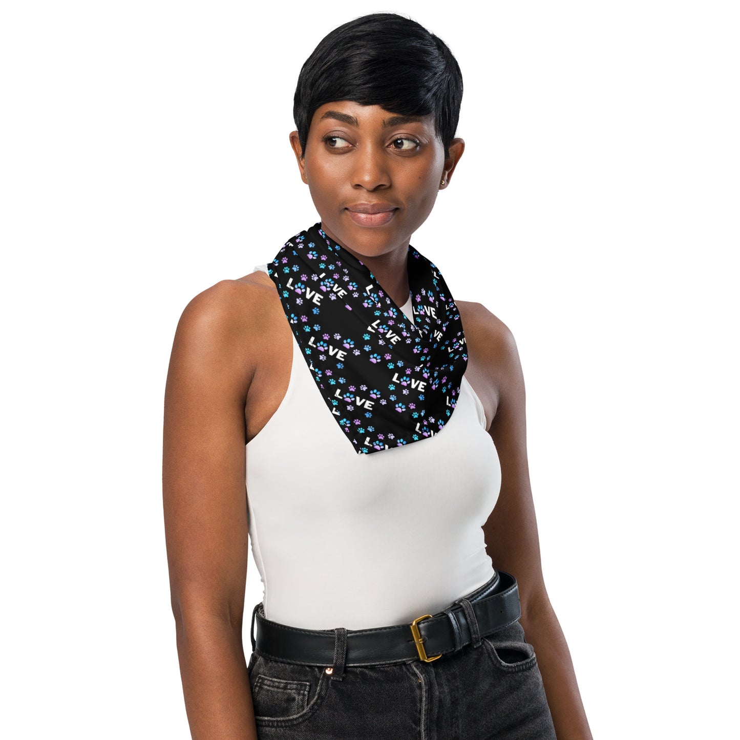Love Paws All-over print bandana