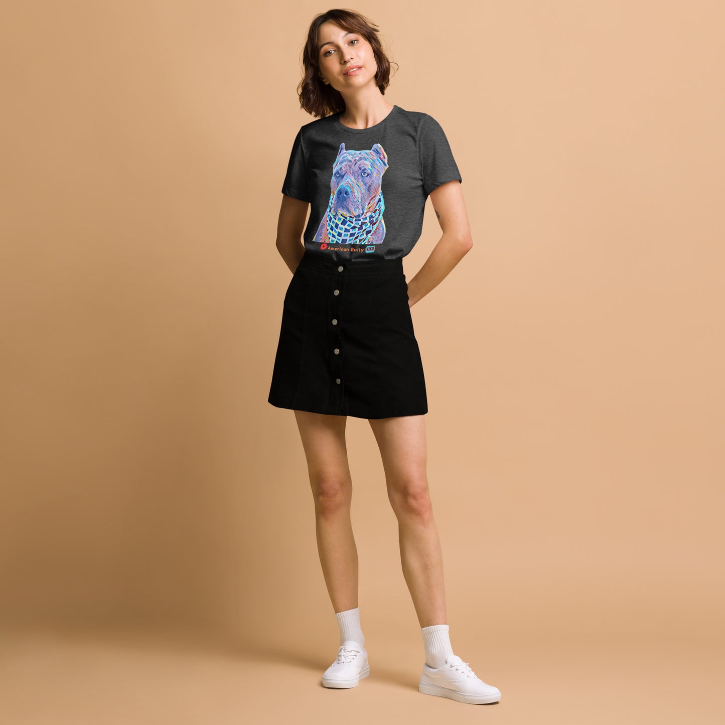 Kiko Cartoon Graphic Women's Tri-Blend