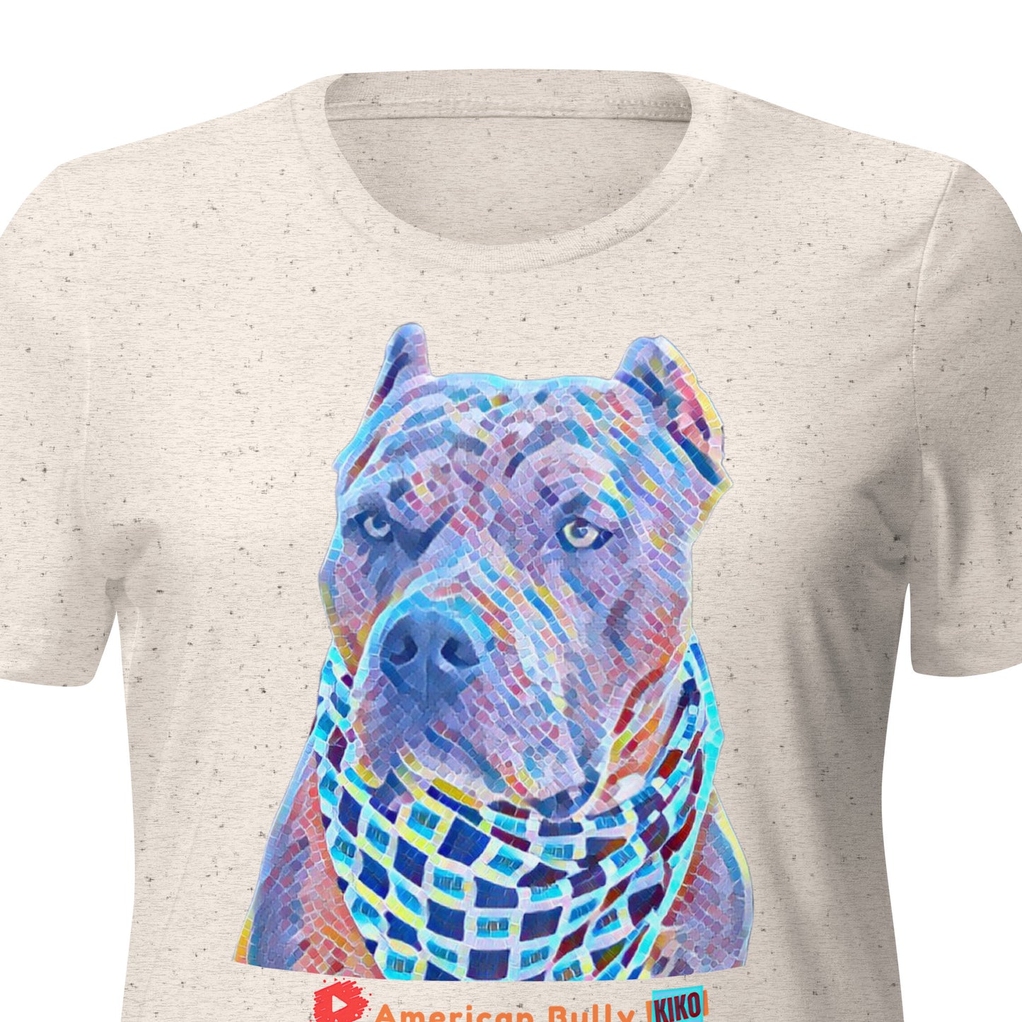 Kiko Cartoon Graphic Women's Tri-Blend