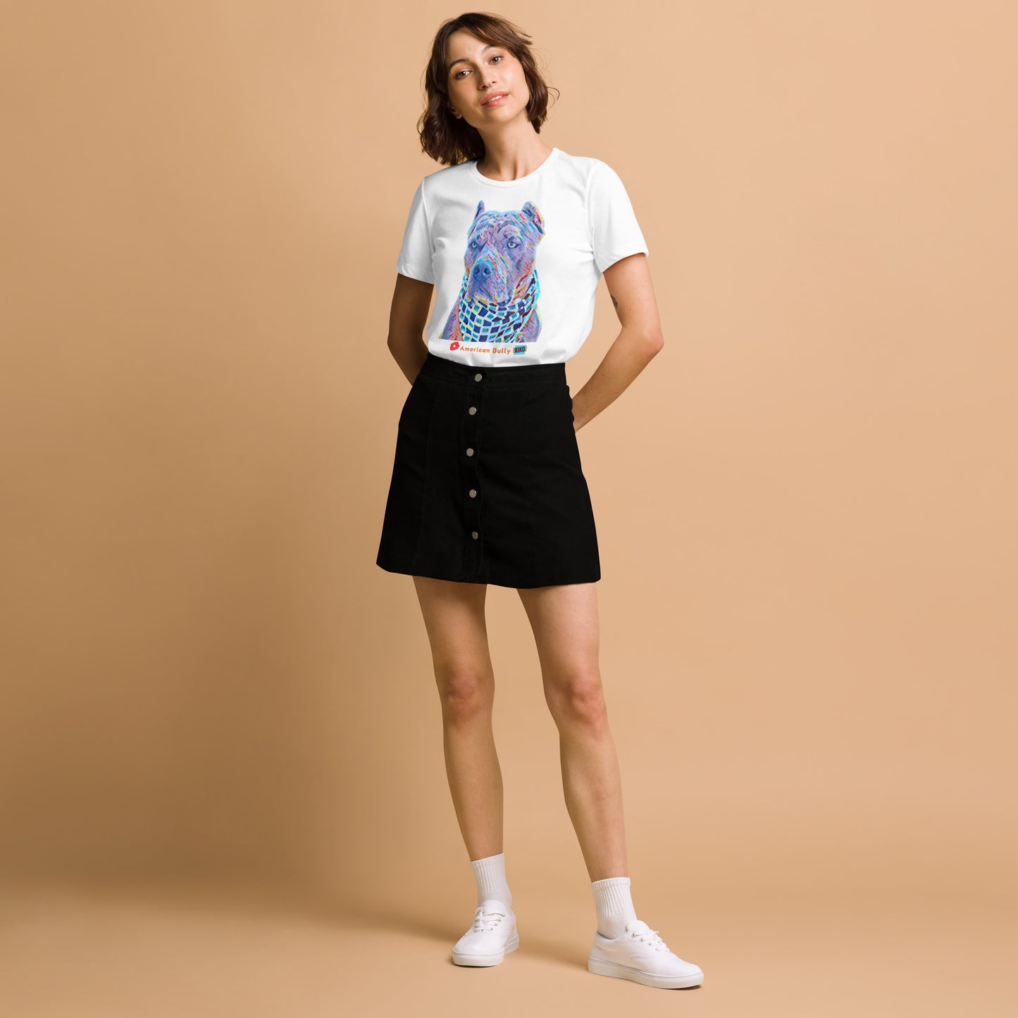 Kiko Cartoon Graphic Women's Tri-Blend
