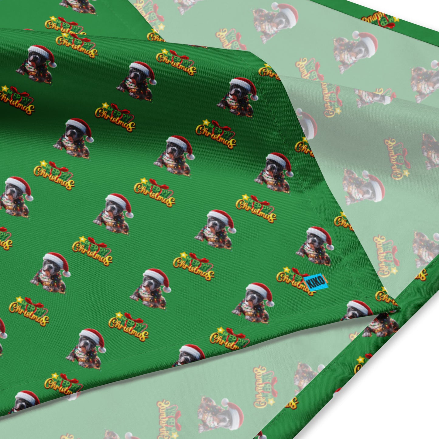 American Bully Pitbull Christmas Bandana