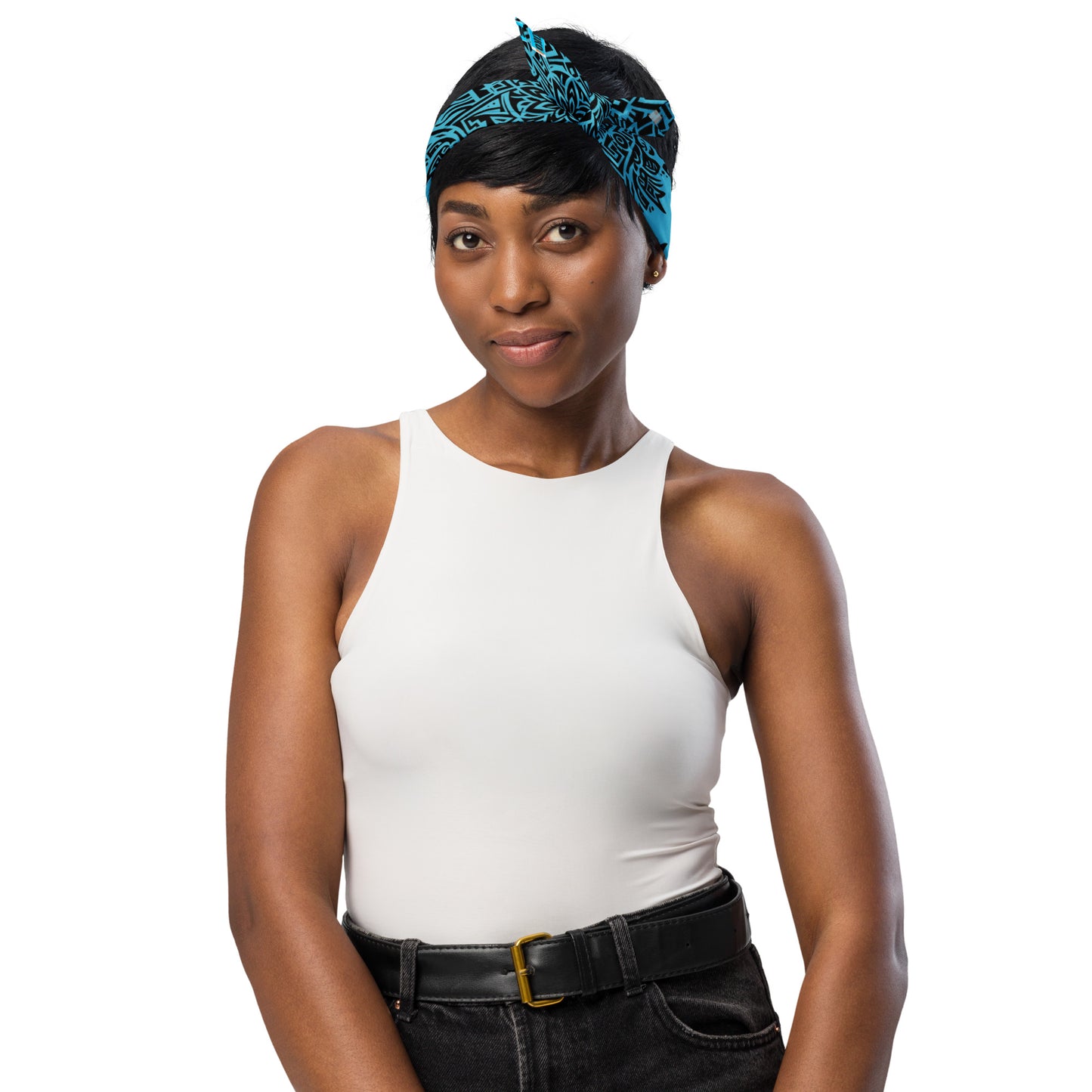 Hawaiian Turquoise Bandana