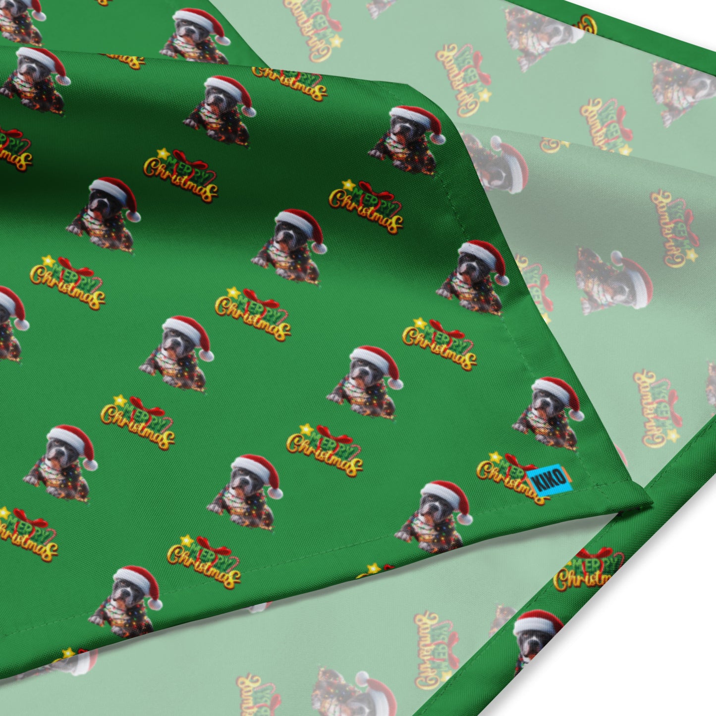 American Bully Pitbull Christmas Bandana