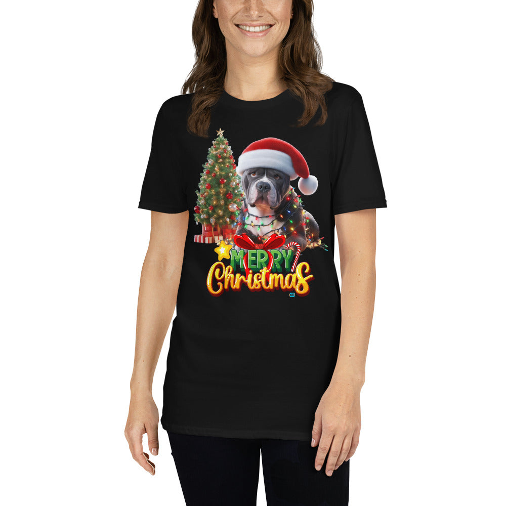 Christmas American Bully Pitbull T-Shirt