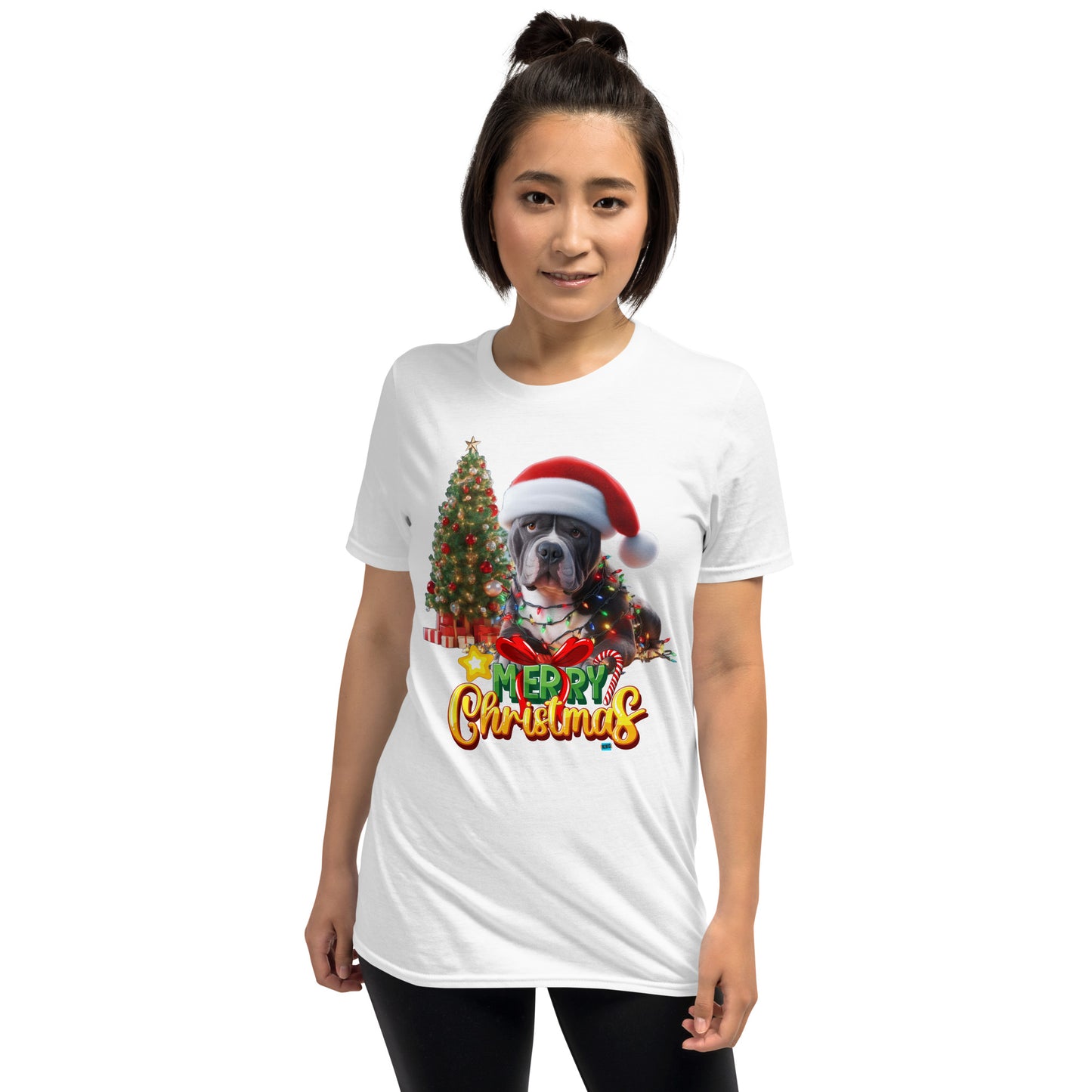 Christmas American Bully Pitbull T-Shirt