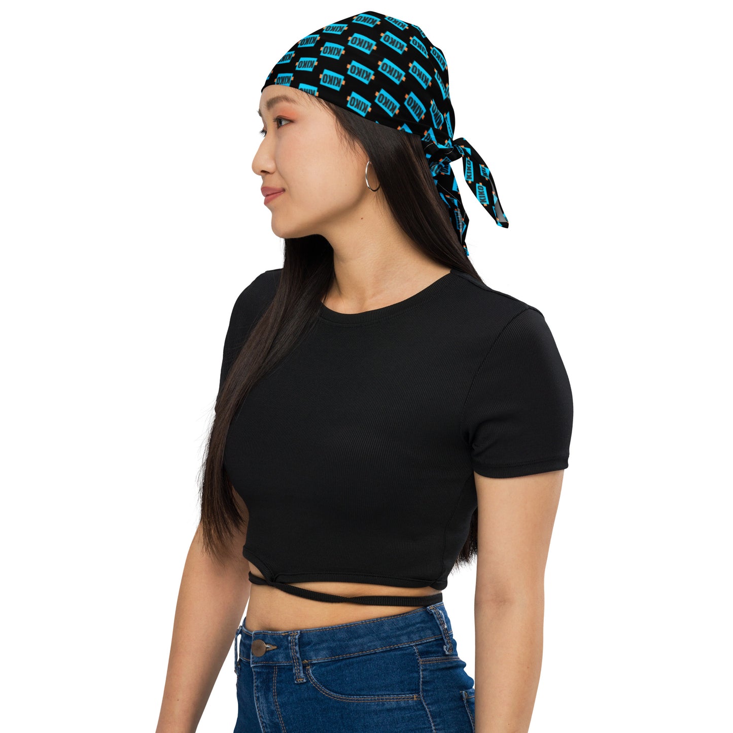 Kiko Black BG All-Over Print Bandana