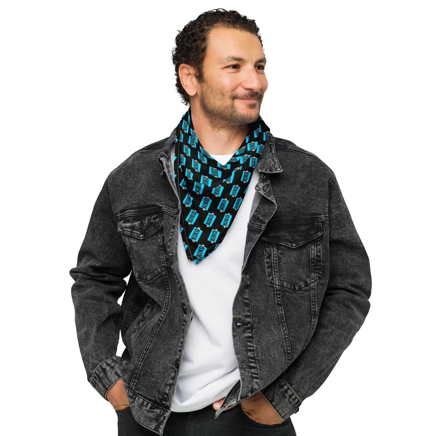 Kiko Black BG All-Over Print Bandana