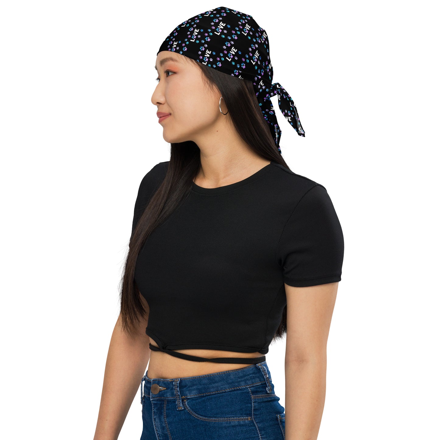 Love Paws All-over print bandana