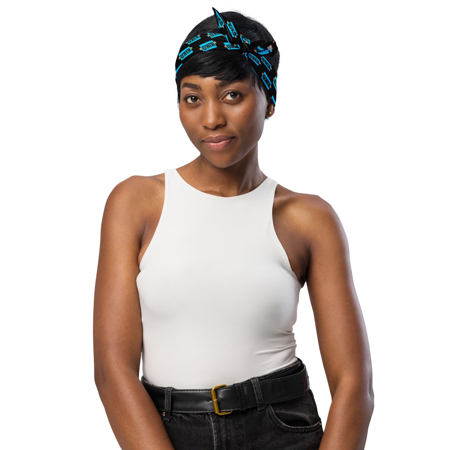 Kiko Black BG All-Over Print Bandana