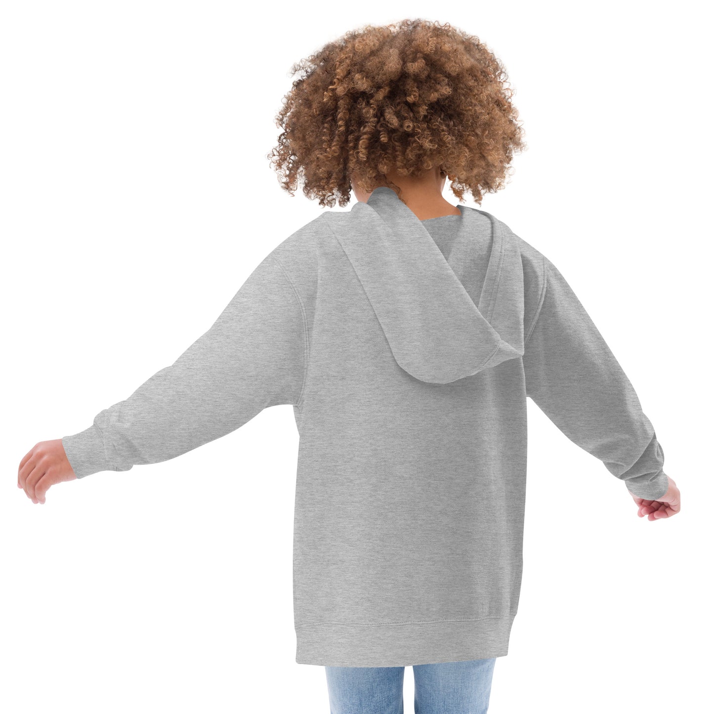 Unisex No Hate Heart Kids S-XL Fleece Hoodie