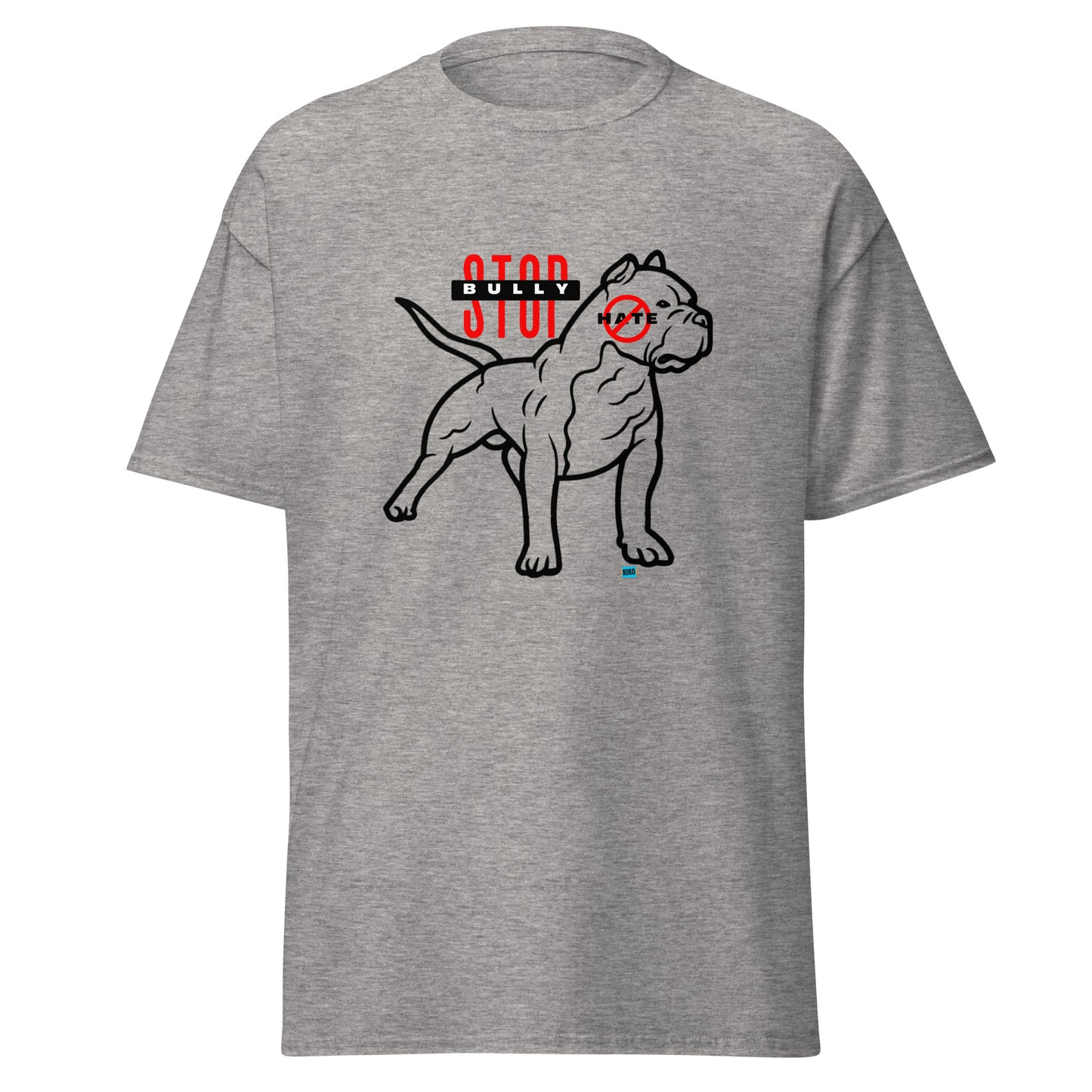 Stop American Bully Dog Hate Blk Men's Classic Tee