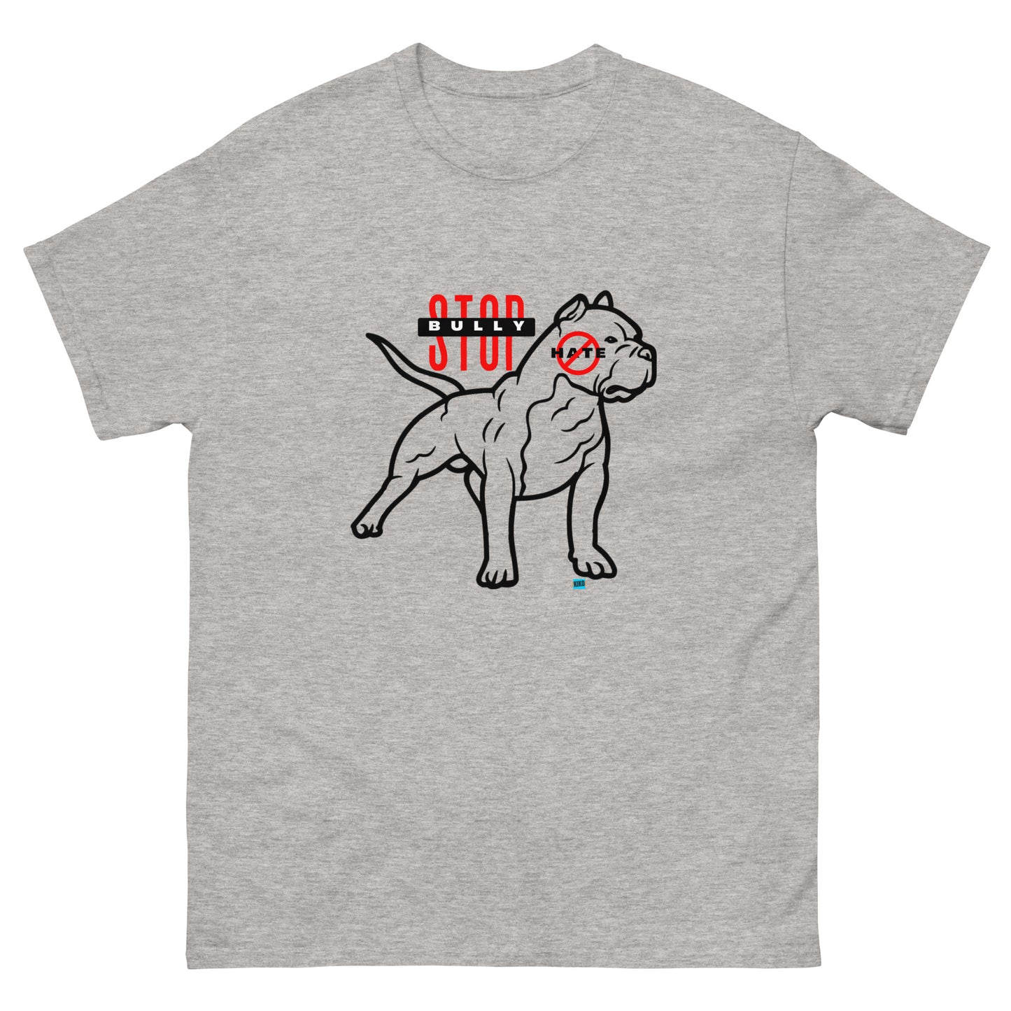 Stop American Bully Dog Hate Blk Men's Classic Tee
