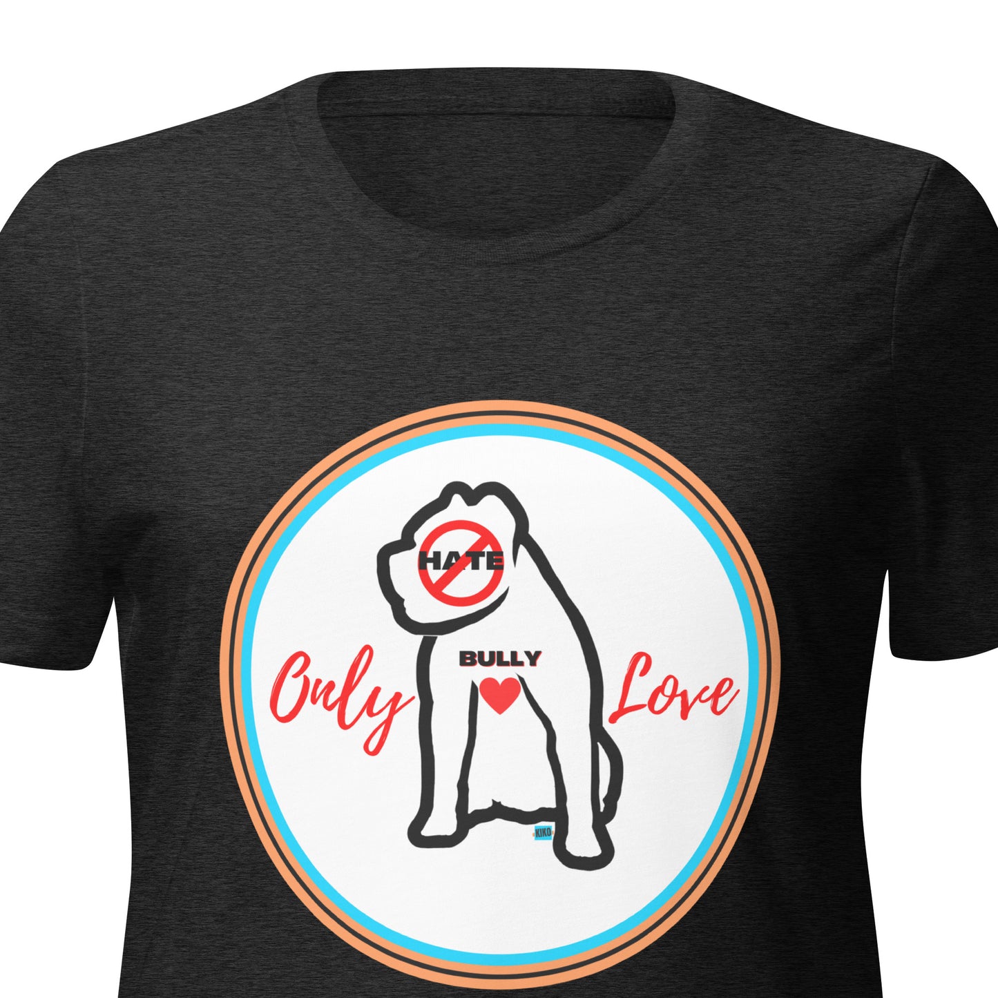 No Hate Only Love ROC Women’s Relaxed Tri-Blend T-Shirt