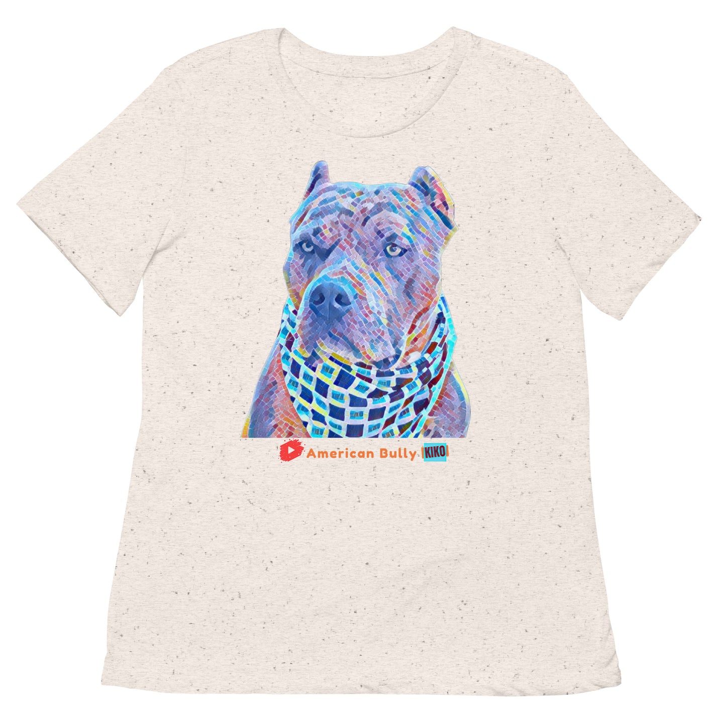 Kiko Cartoon Graphic Women's Tri-Blend