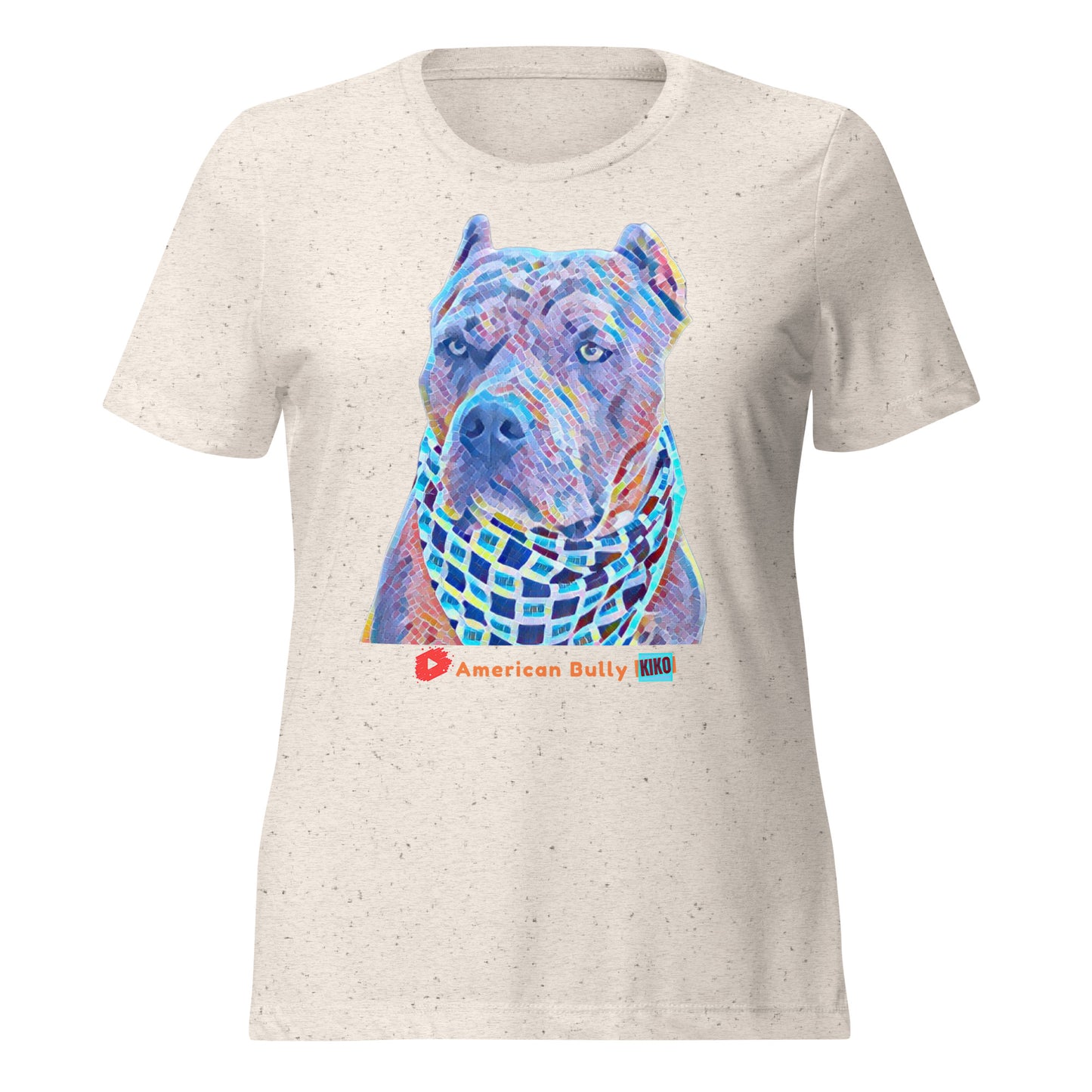 Kiko Cartoon Graphic Women's Tri-Blend