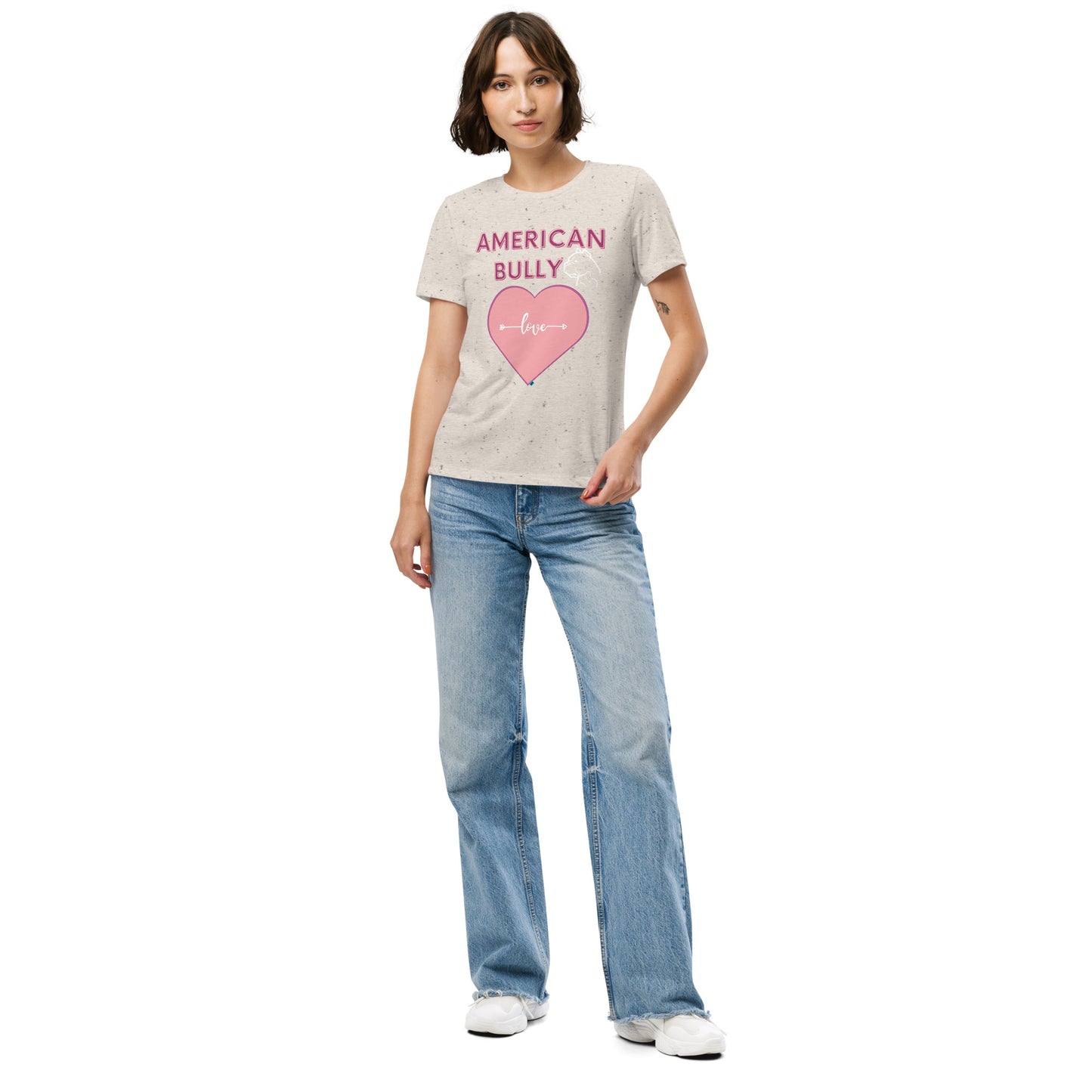 American Bully Love Women's Tri Blend Tee