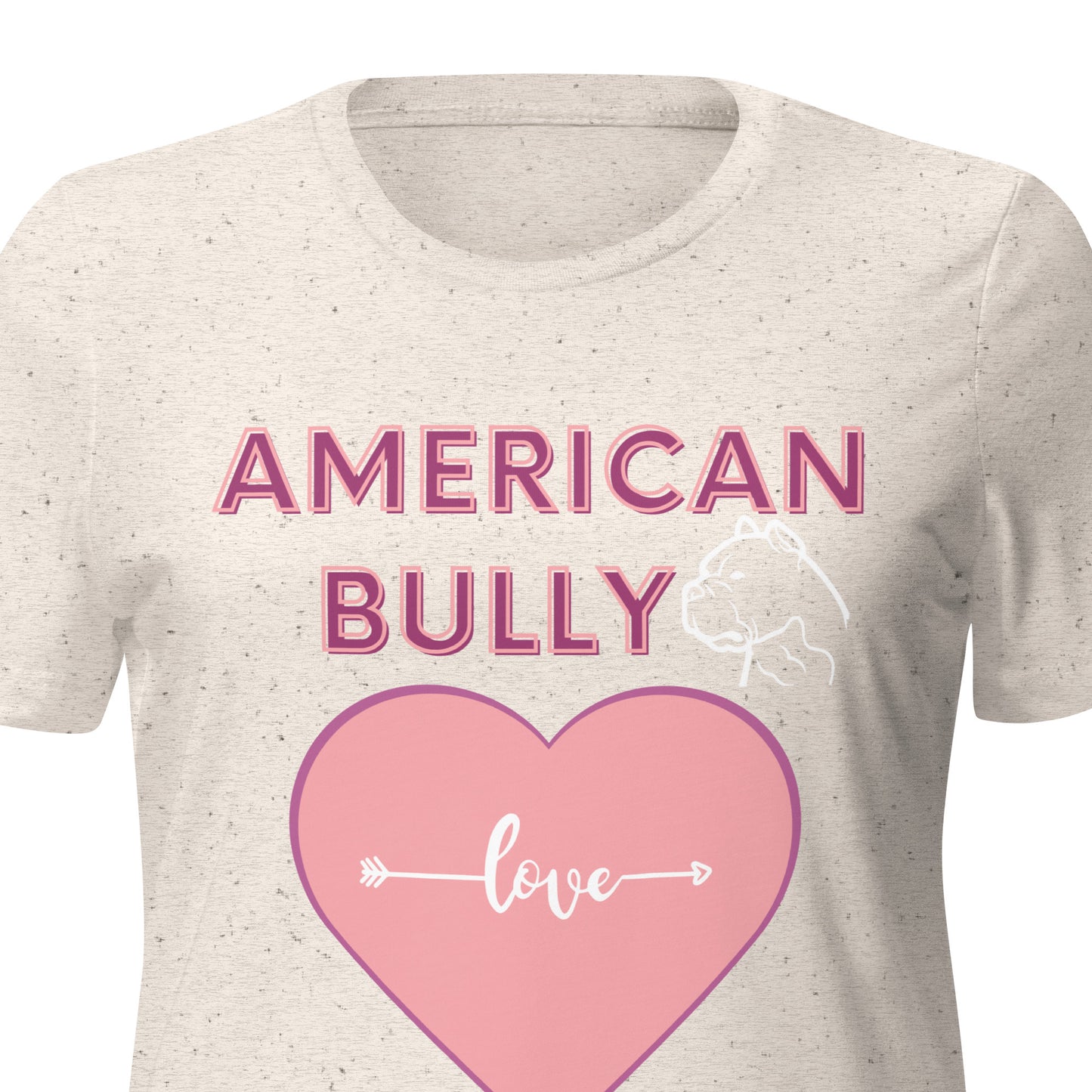 American Bully Love Women's Tri Blend Tee