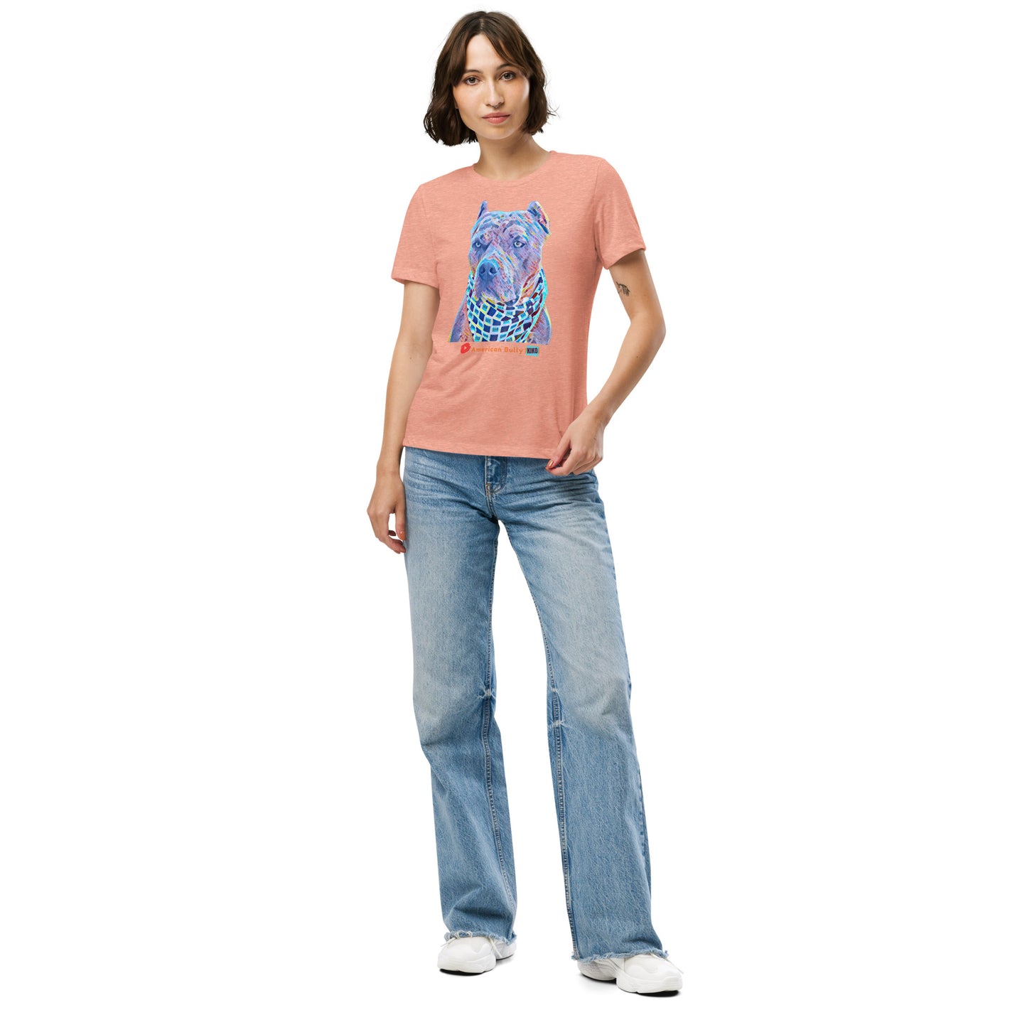 Kiko Cartoon Graphic Women's Tri-Blend