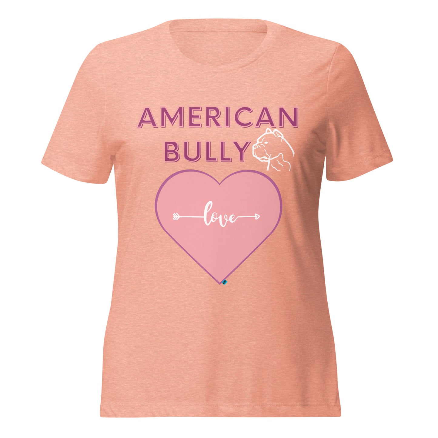 American Bully Love Women's Tri Blend Tee