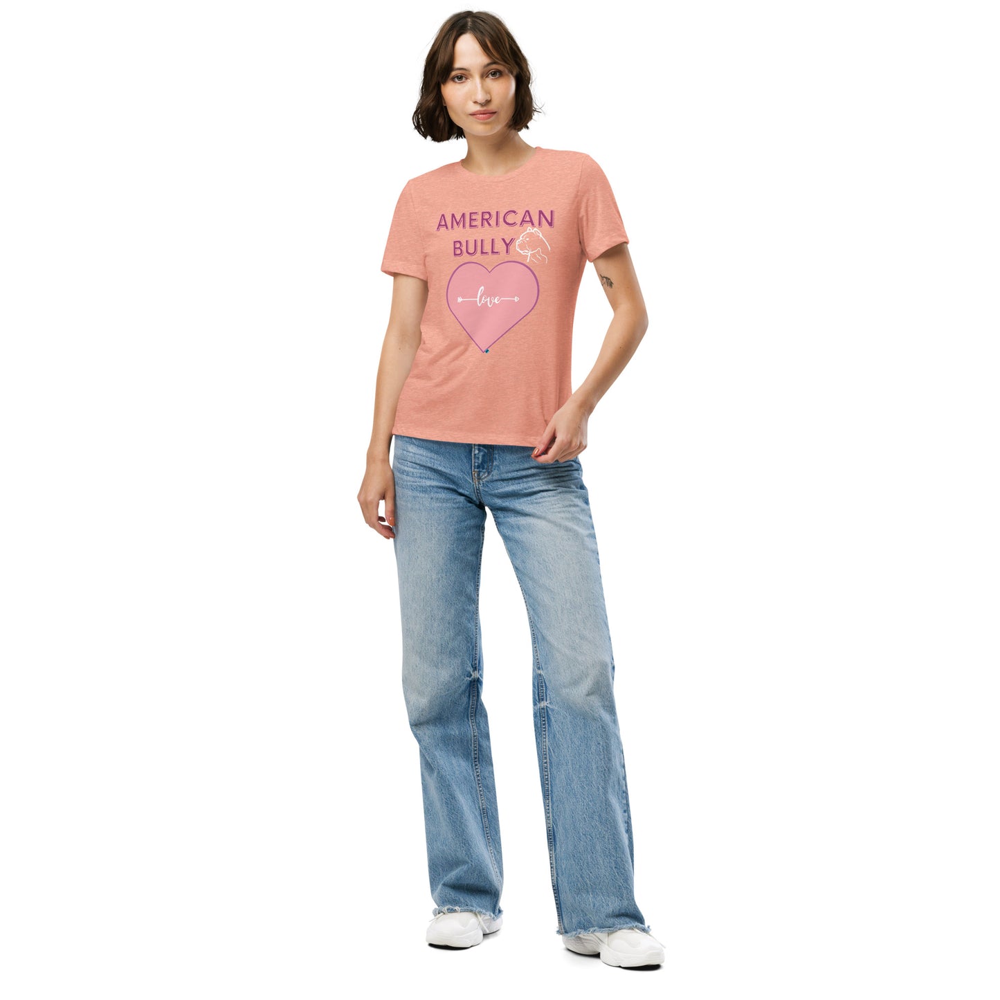 American Bully Love Women's Tri Blend Tee
